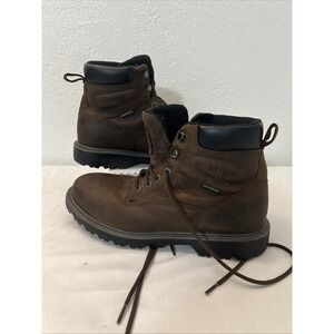 Mens Wolverine Floorhand ST‎ Waterproof Work Boot W10643 Dk Brown Size 11.5 EW